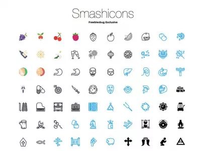 I Migliori Tipi Di Icone Gratis E A Pagamento - Font Fantastiche Alternative : Smashicons..