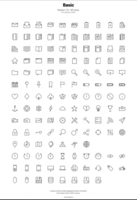 De Bästa Gratis Och Betalda Ikonfonterna - Font Fantastiska Alternativ : Linea Iconset