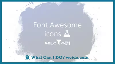 วิธีใช้ Font Awesome ในเอกสาร?