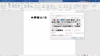 Conas Cló Uamhnach a Úsáid i nDoiciméid? : Ag baint úsáide as deilbhíní Font Awesome i Microsoft Word