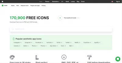 The Best Sites To Download Free Icons : Icons8 Free Vector Icons — Download 170800 icons (SVG, PNG) 
