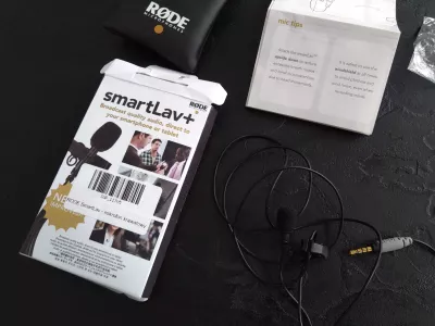 The Single Best Microphone For Digital Nomad [Reviewed] : RØDE smartLav+ assembled