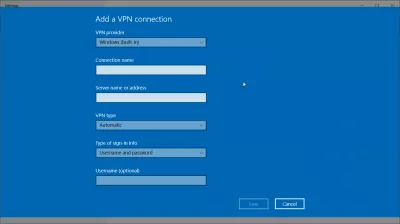 How To Set Up A VPN On Windows 10 : Setting up a VPN connection on windows 10